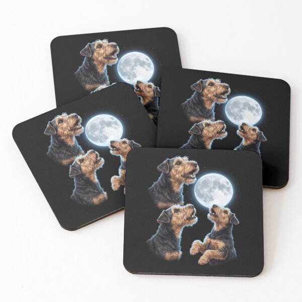 Item preview, Lakeland Terrier Howling Moon Art Dog Owner designed and sold by TerryConnells.