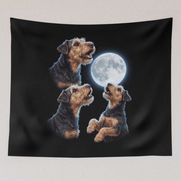 Item preview, Lakeland Terrier Howling Moon Art Dog Owner designed and sold by TerryConnells.