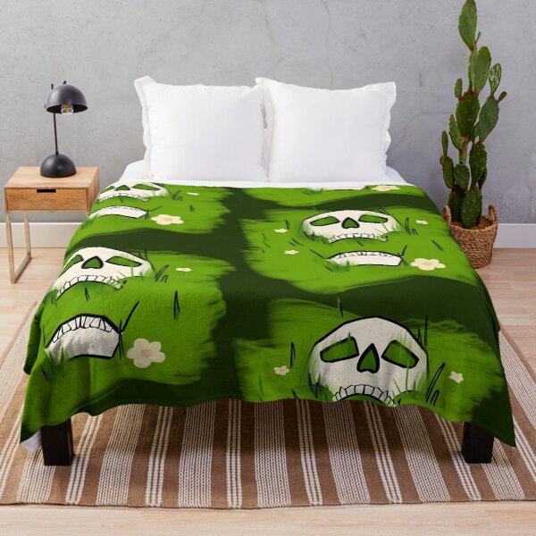 Item preview, SKULL in the grass designed and sold by pixrilic.