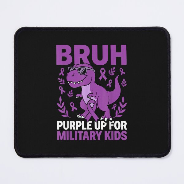 Item preview, Purple Up For Military Kids Military Child Month Dinosaur T designed and sold by bobeothuenha.