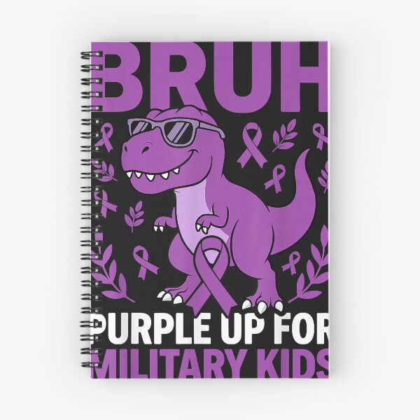 Item preview, Purple Up For Military Kids Military Child Month Dinosaur T designed and sold by bobeothuenha.