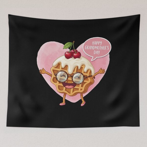 Item preview, Sweetest Grandma Waffle – Happy Grandmother's Day Illustration designed and sold by creativevogue.