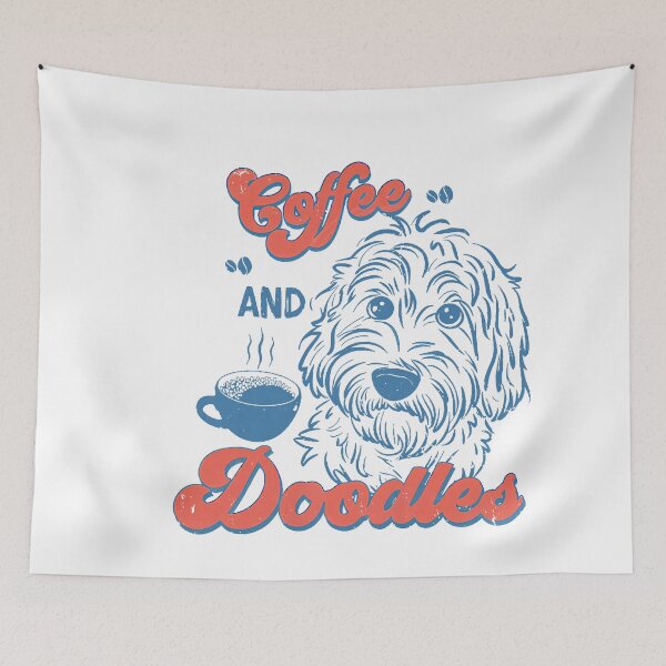 Item preview, Retro Coffee and Doodles Funny Doodle Coffee Club Pet Lover 1 designed and sold by CriseldaBruning.