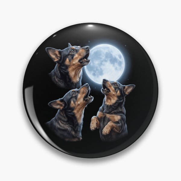 Artikelvorschau, Lancashire Heeler Howling Moon Art Hundebesitzer entworfen und verkauft von TerryConnells.