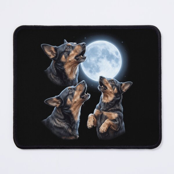 Item preview, Lancashire Heeler Howling Moon Art Dog Owner designed and sold by TerryConnells.