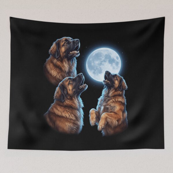 Item preview, Leonberger Howling Moon Art Dog Owner designed and sold by TerryConnells.