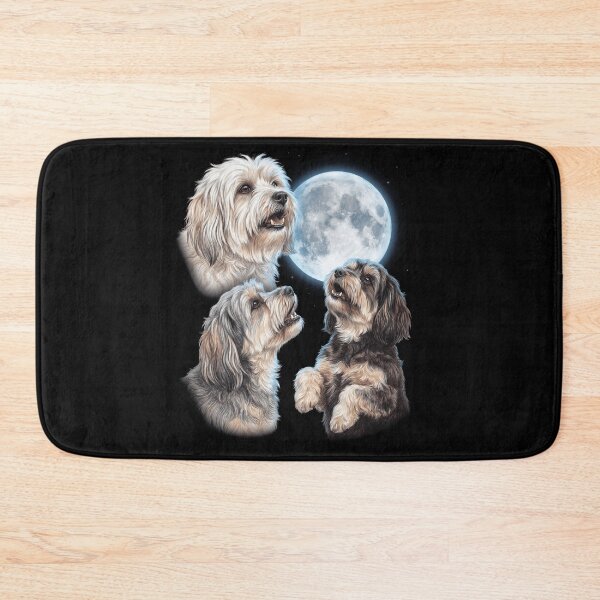 Item preview, Lowchen Howling Moon Art Dog Owner designed and sold by TerryConnells.