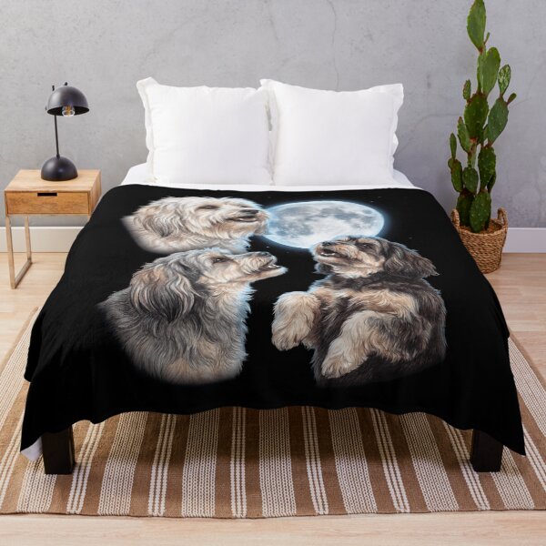 Item preview, Lowchen Howling Moon Art Dog Owner designed and sold by TerryConnells.