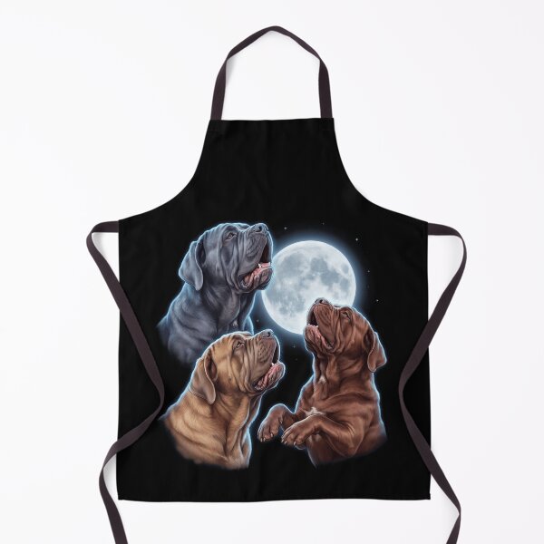 Item preview, Neapolitan Mastiff Howling Moon Art Dog Owner designed and sold by TerryConnells.