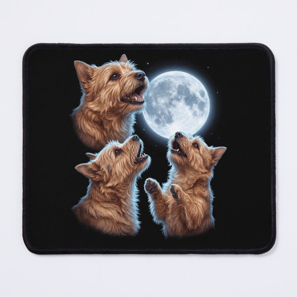 Item preview, Norwich Terrier Howling Moon Art Dog Owner designed and sold by TerryConnells.