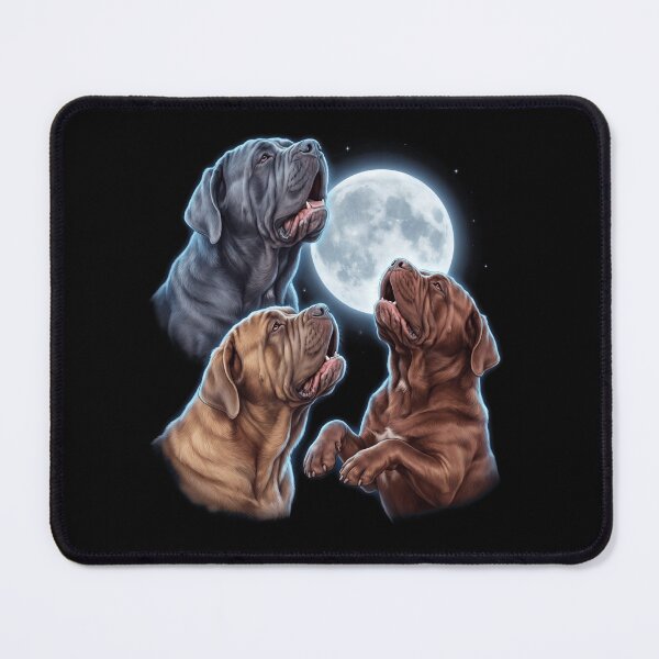 Item preview, Neapolitan Mastiff Howling Moon Art Dog Owner designed and sold by TerryConnells.