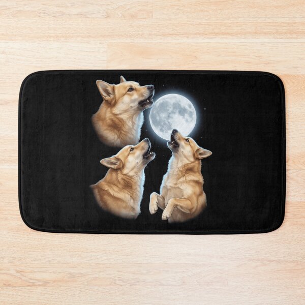 Item preview, Norwegian Buhund Howling Moon Art Dog Owner designed and sold by TerryConnells.