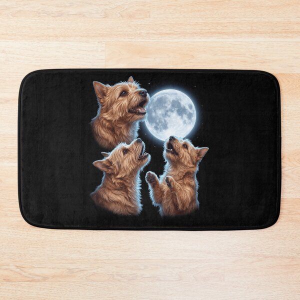 Item preview, Norwich Terrier Howling Moon Art Dog Owner designed and sold by TerryConnells.