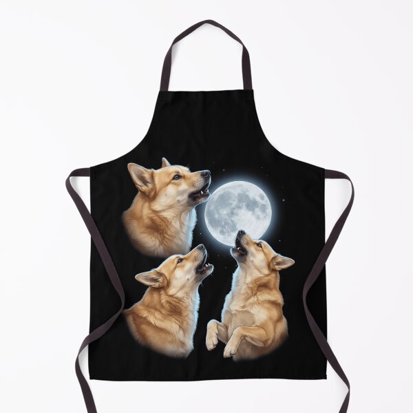 Item preview, Norwegian Buhund Howling Moon Art Dog Owner designed and sold by TerryConnells.
