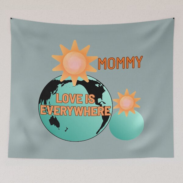 Item preview, Mommy Love is Everywhere - Mothers Day Gift designed and sold by PaniKulka.