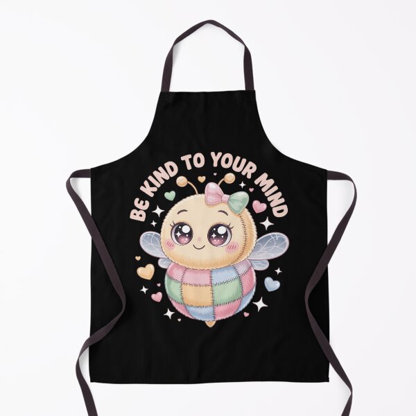 Item preview, Be Kind to Your Mind Patchwork Bee Graphic designed and sold by SapfireStuArt.