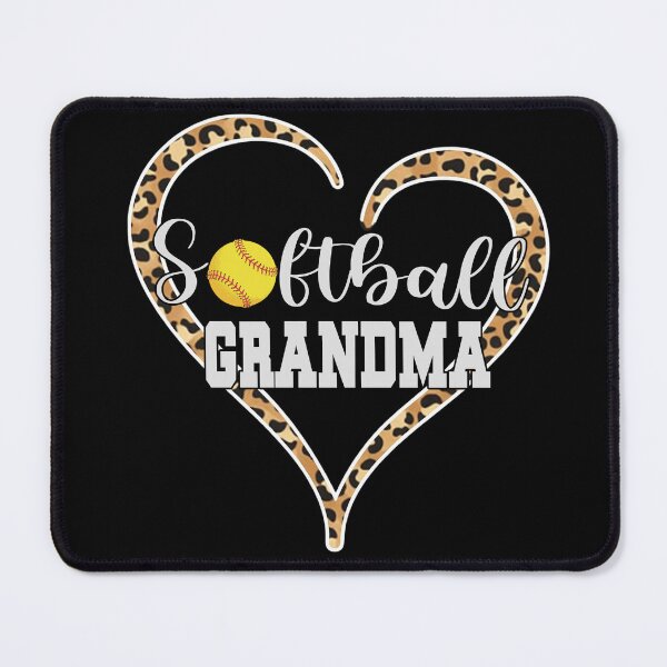 Item preview, Leopard Heart Softball Grandma Design designed and sold by LashondaGreen89.