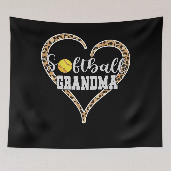 Item preview, Leopard Heart Softball Grandma Design designed and sold by LashondaGreen89.