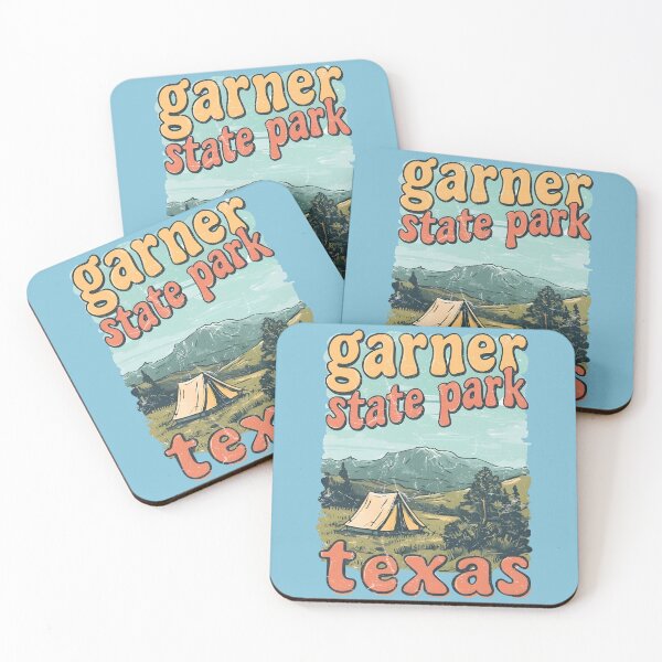 Item preview, Garner State Park Texas Cute Landscape Retro Tent Camping designed and sold by HowToCanadian.
