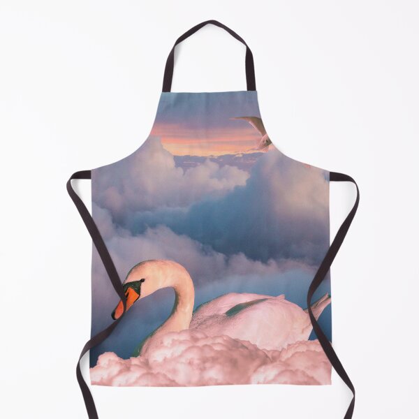 Item preview, Dreamy Swan in Pink Clouds Fantasy designed and sold by berwies-artwork.