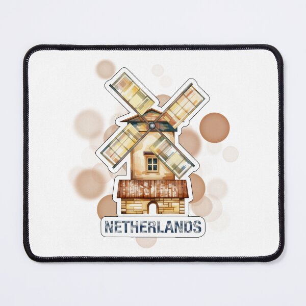 Item preview, Netherlands Postage Stamp with Windmill Holland Travel Design designed and sold by iamKRUK.