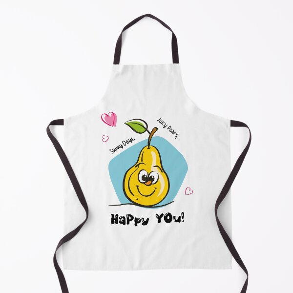 Item preview, Cute Happy Pear Cartoon – Kawaii Fruit Character Illustration designed and sold by mcraft studio.