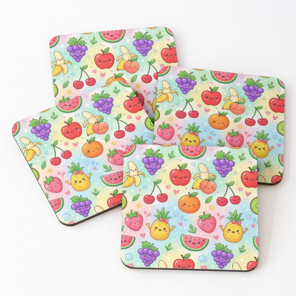 Item preview, Super Cute Kawaii Fruit designed and sold by FunFitsFactory.