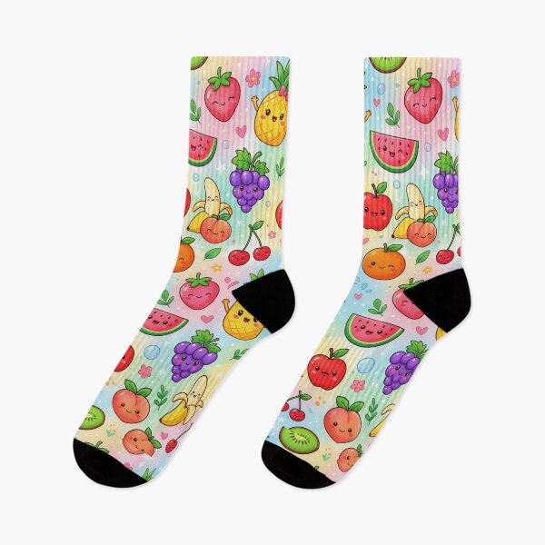 Item preview, Super Cute Kawaii Fruit designed and sold by FunFitsFactory.