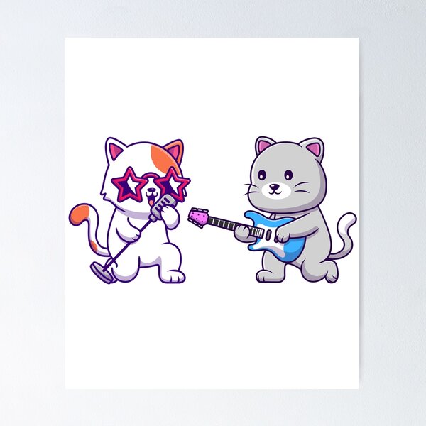 Item preview, cats and metal designed and sold by kestey.