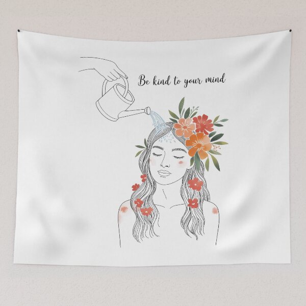 Item preview, Be Kind to Your Mind Mental Health Positive Inspirational designed and sold by SapfireStuArt.