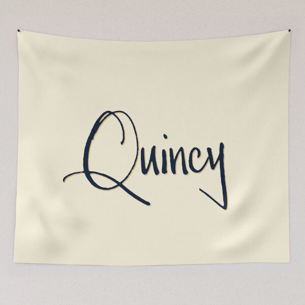 Item preview, QUINCY personalized type design designed and sold by CharlottePlaceArt.