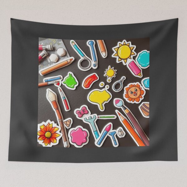 Item preview, Creative Artist Tools – Customize Your Own Sticker Collection designed and sold by Yasmine Mohammed.