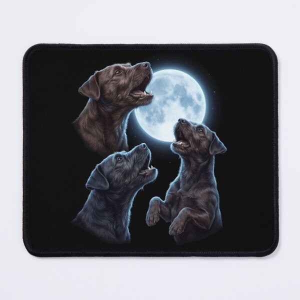 Item preview, Patterdale Terrier Howling Moon Art Dog Owner designed and sold by TerryConnells.