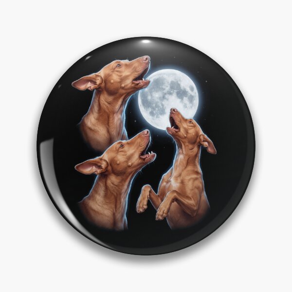 Item preview, Pharaoh Hound Howling Moon Art Dog Owner designed and sold by TerryConnells.