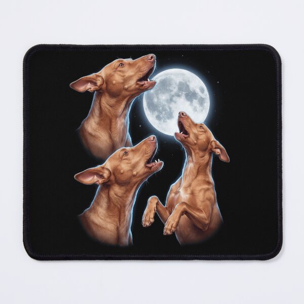 Item preview, Pharaoh Hound Howling Moon Art Dog Owner designed and sold by TerryConnells.