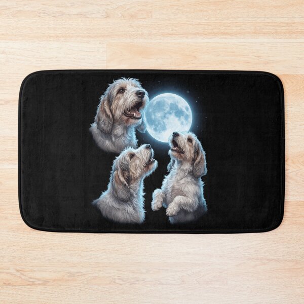 Item preview, Petit Basset Griffon Vendeen Howling Moon Art Dog Owner designed and sold by TerryConnells.