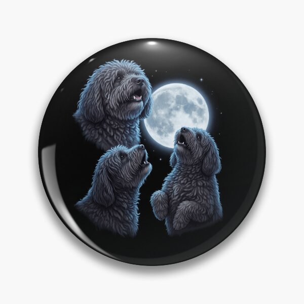 Item preview, Puli Howling Moon Art Dog Owner designed and sold by TerryConnells.