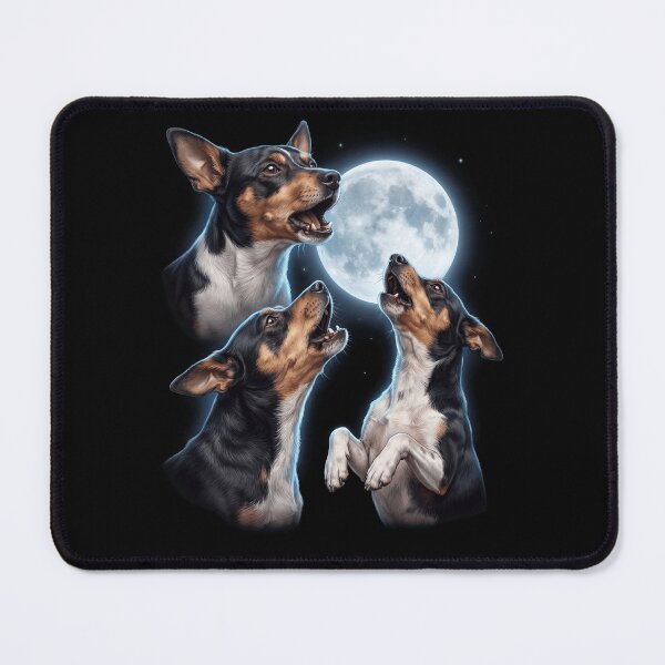 Item preview, Rat Terrier Howling Moon Art Dog Owner designed and sold by TerryConnells.
