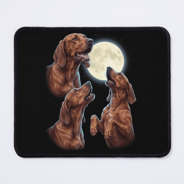 Item preview, Redbone Coonhound Howling Moon Art Dog Owner designed and sold by TerryConnells.