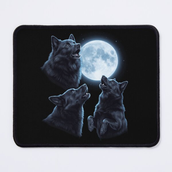 Item preview, Schipperke Howling Moon Art Dog Owner designed and sold by TerryConnells.