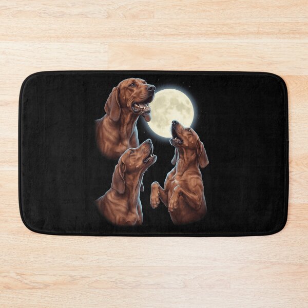 Item preview, Redbone Coonhound Howling Moon Art Dog Owner designed and sold by TerryConnells.