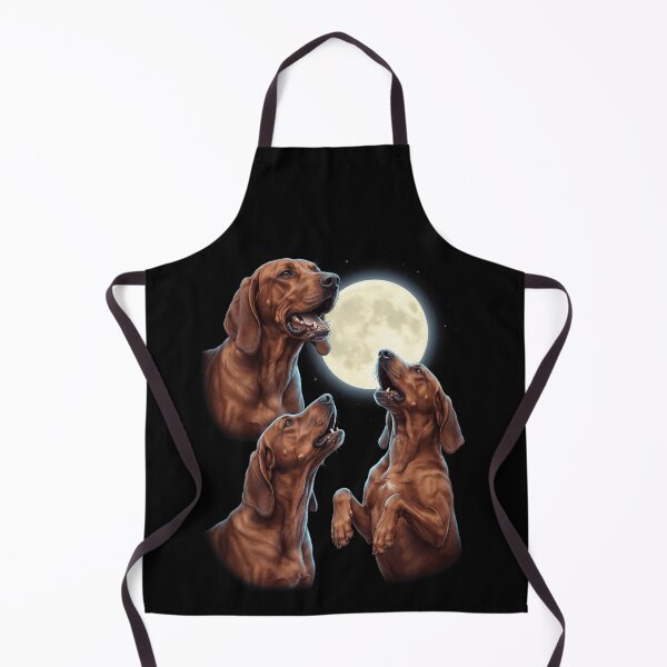 Item preview, Redbone Coonhound Howling Moon Art Dog Owner designed and sold by TerryConnells.