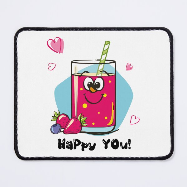 Item preview, Strawberry Smoothie Kawaii Design designed and sold by mcraft studio.