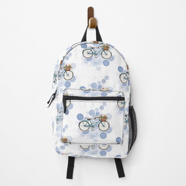 Item preview, Blue Dutch Bicycle with Flowers Holland Cute Travel Design designed and sold by iamKRUK.