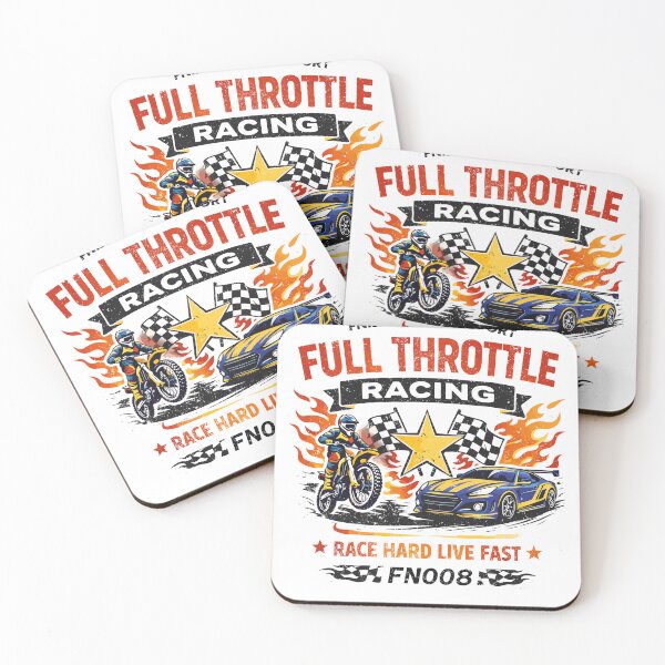 Item preview, Full Throttle Racing T-Shirt designed and sold by Matinez Pink.