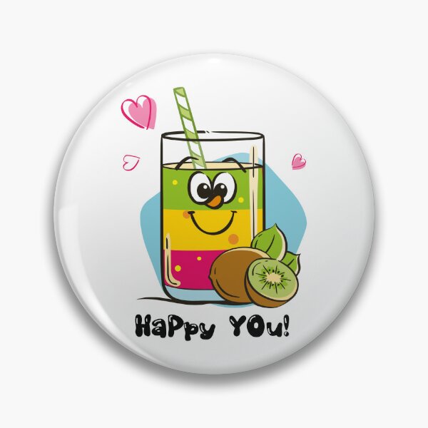 Item preview, Kawaii Kiwi Juice Cartoon Design designed and sold by mcraft studio.