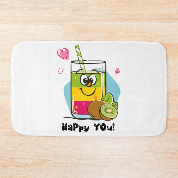 Item preview, Kawaii Kiwi Juice Cartoon Design designed and sold by mcraft studio.