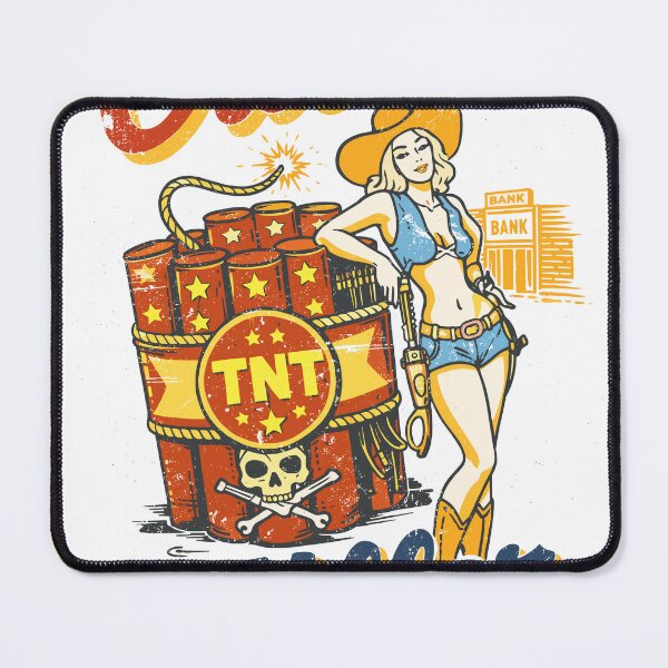 Item preview, Cowgirl TNT Dynamite T-Shirt designed and sold by Matinez Pink.
