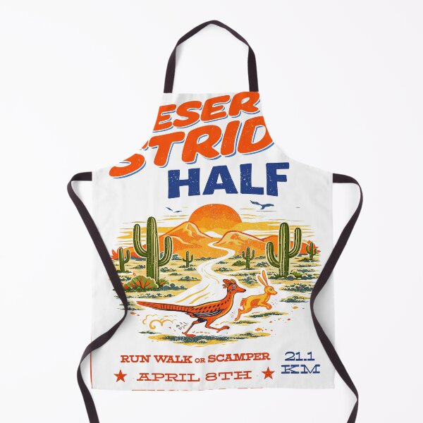Item preview, Desert Stride Half Marathon Poster designed and sold by Matinez Pink.