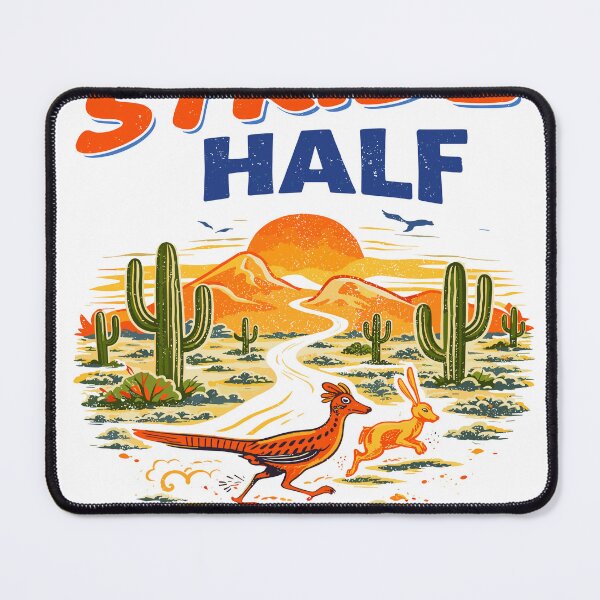 Item preview, Desert Stride Half Marathon Poster designed and sold by Matinez Pink.